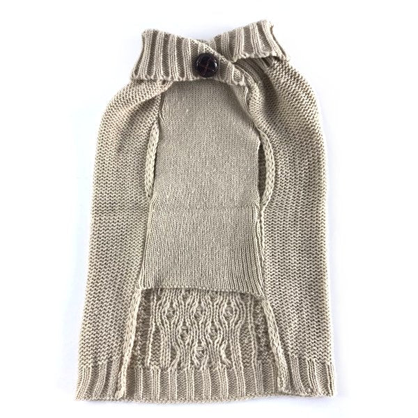 Cable Knit Cat Jumper Sweaters Beige