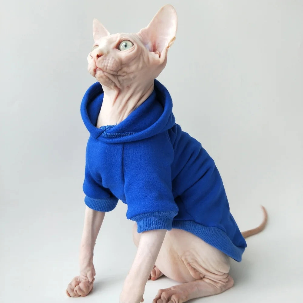 Plain Naked Cat Sweatshirt Hoodies