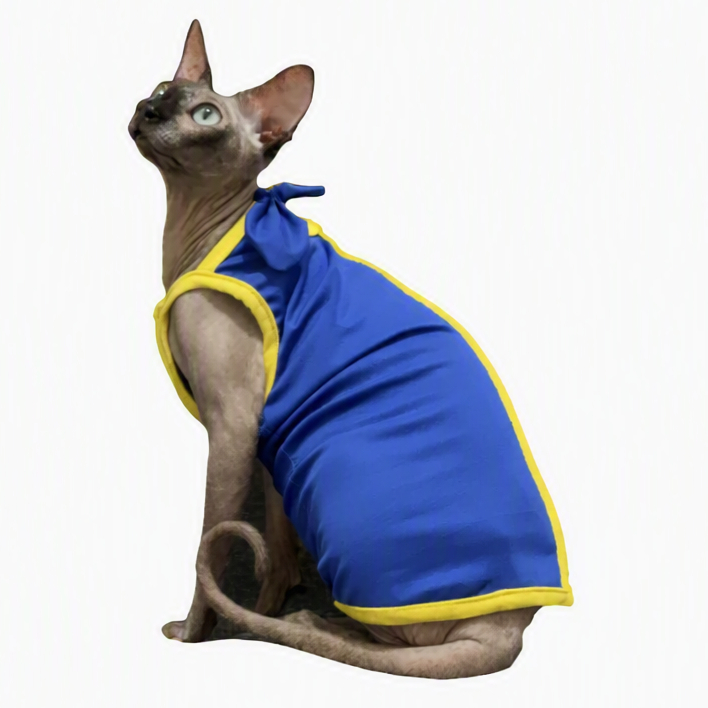 SALE Blue Vest With Removable Bow XXL