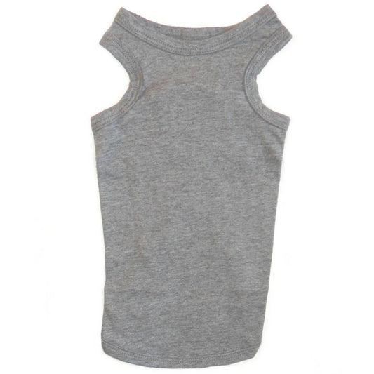 Cat Vest Top - Grey Marl Cat Vests | Clothes for Cats