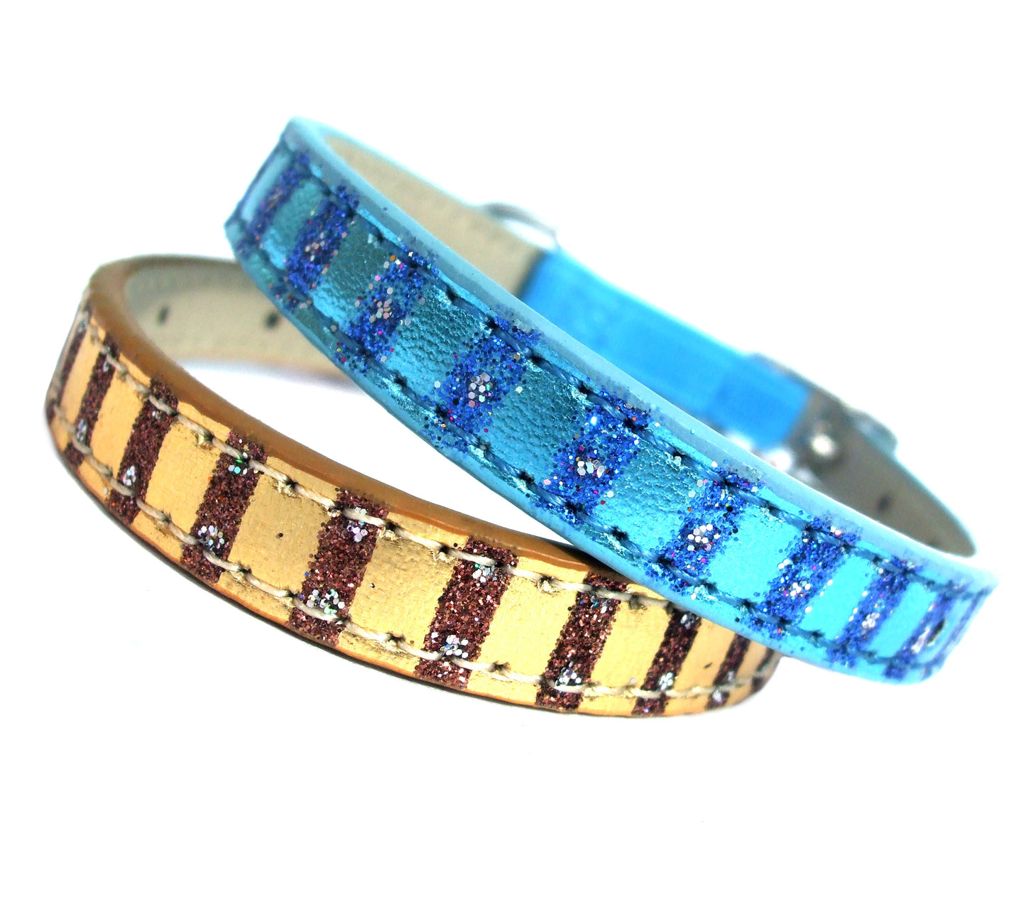 Metallic Striped Cat Kitten Collars Cat Collars | Clothes for Cats