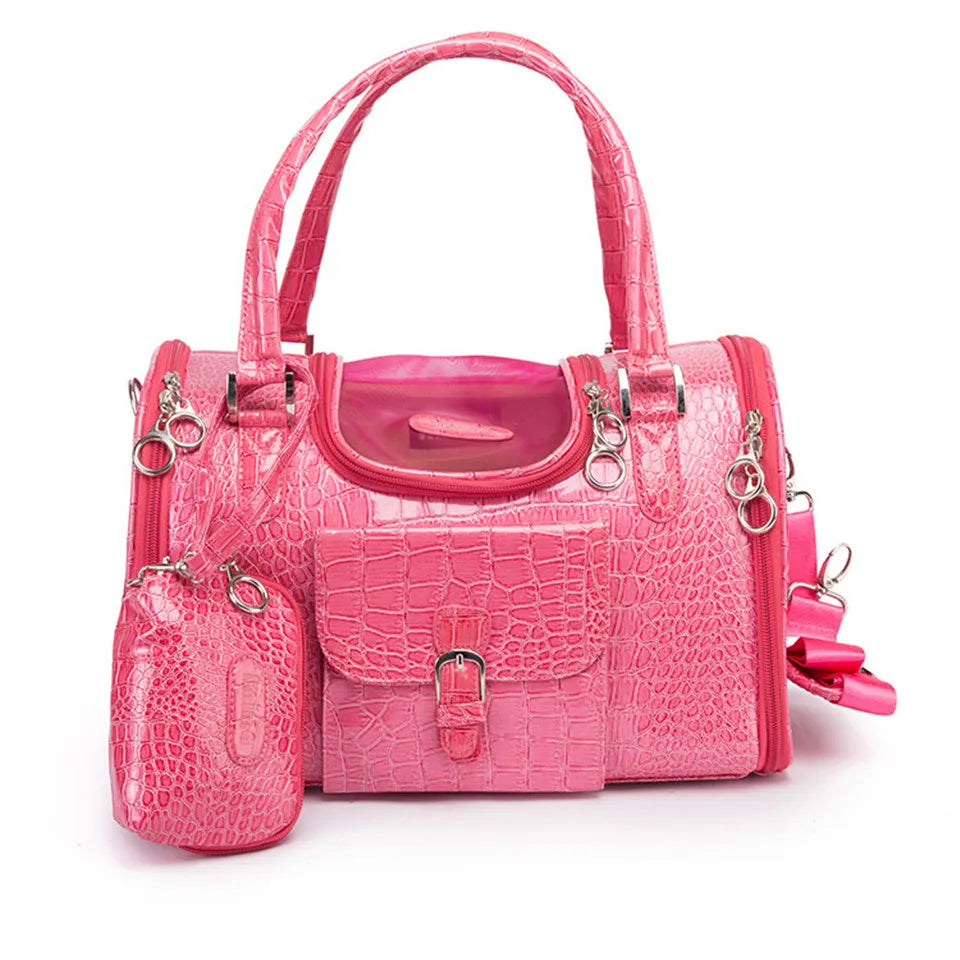 Sac de transport Croc Pet Cat - Rose