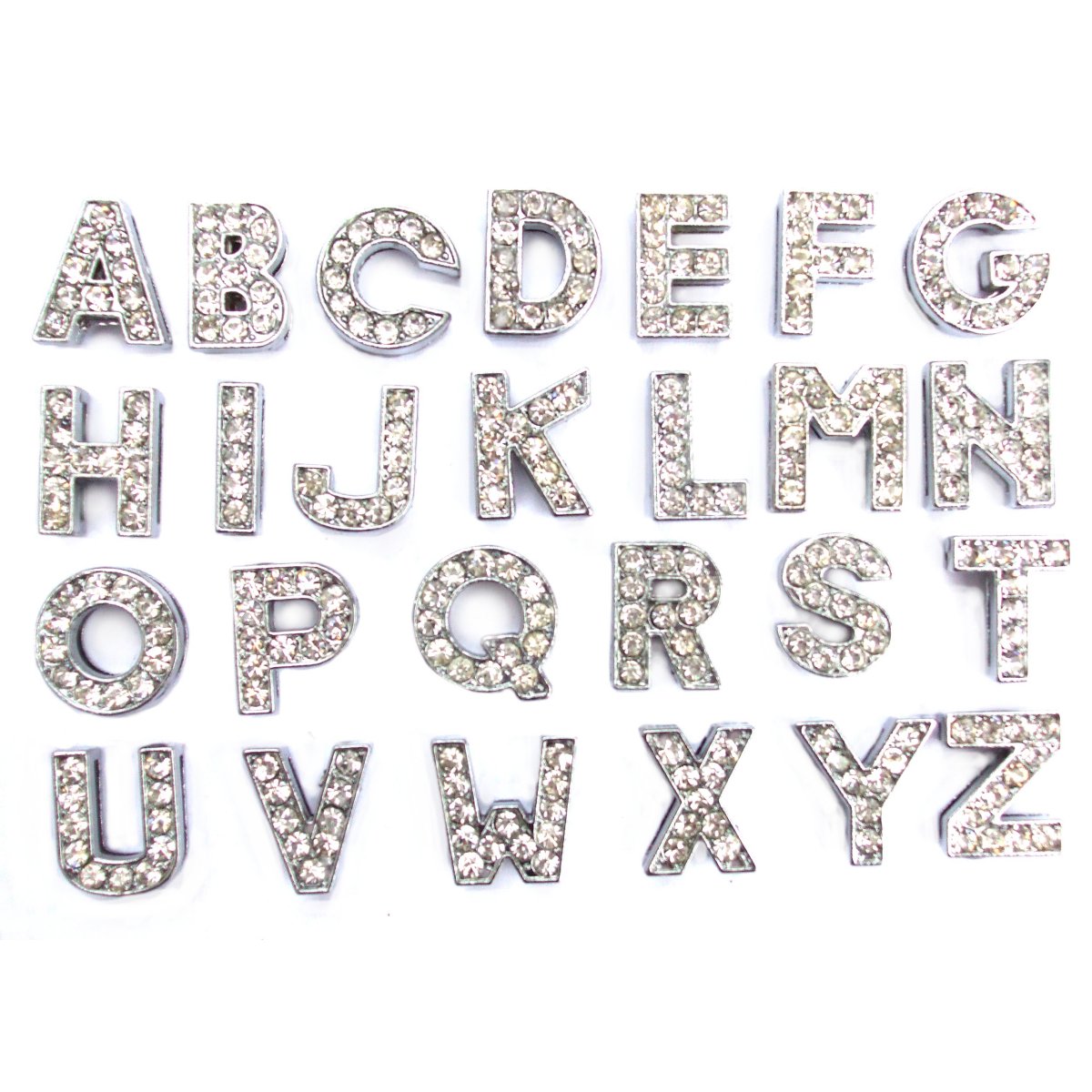 Large rhinestone letter charms store