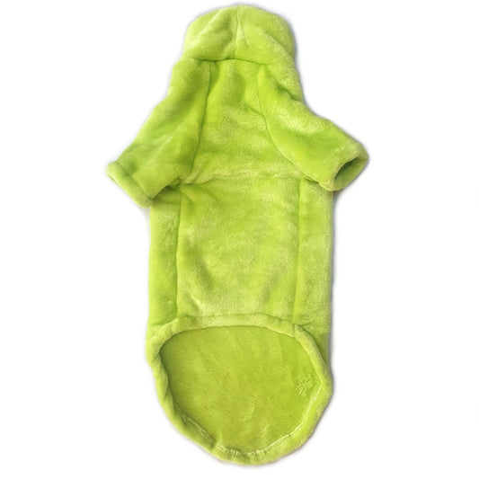 Sphynx Cat Teddy Fleece Wearable Blanket Sweater Jumper - Lime