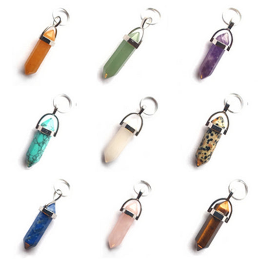 Pet Crystal Gemstone Pointed Charms