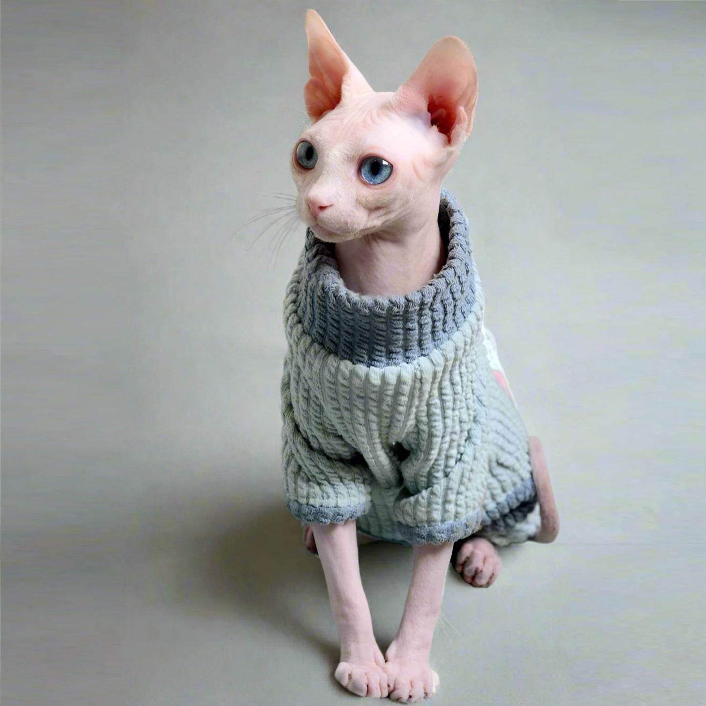 Waffle Warm Soft 4-Legged Sphynx Top