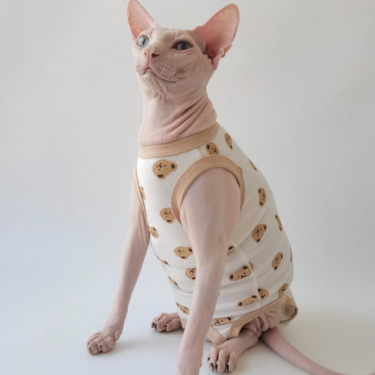 Teddy Bears Sphynx Cat Pyjamas Jumpsuit