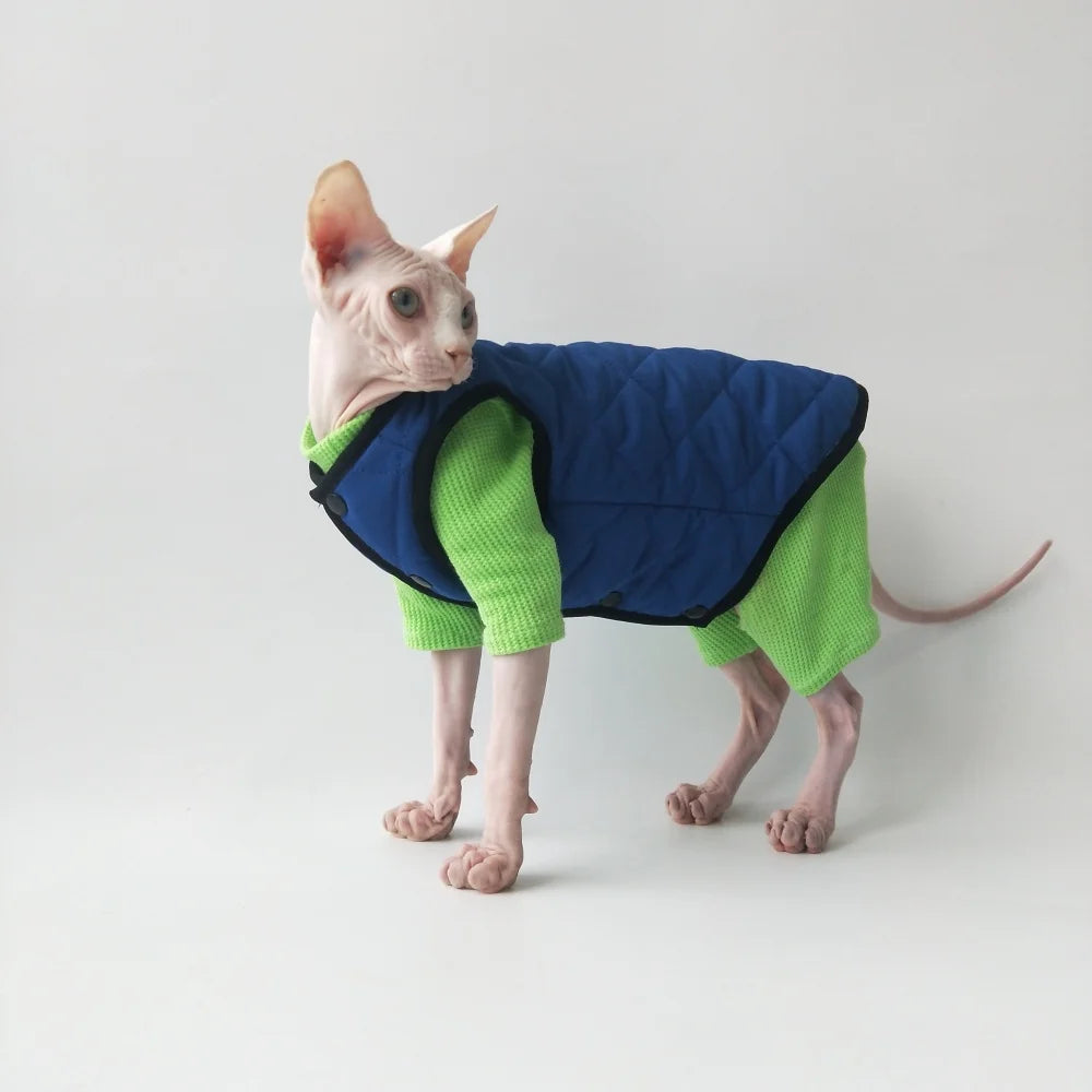 Sphynx Cat Jumpsuit & Body Warmer