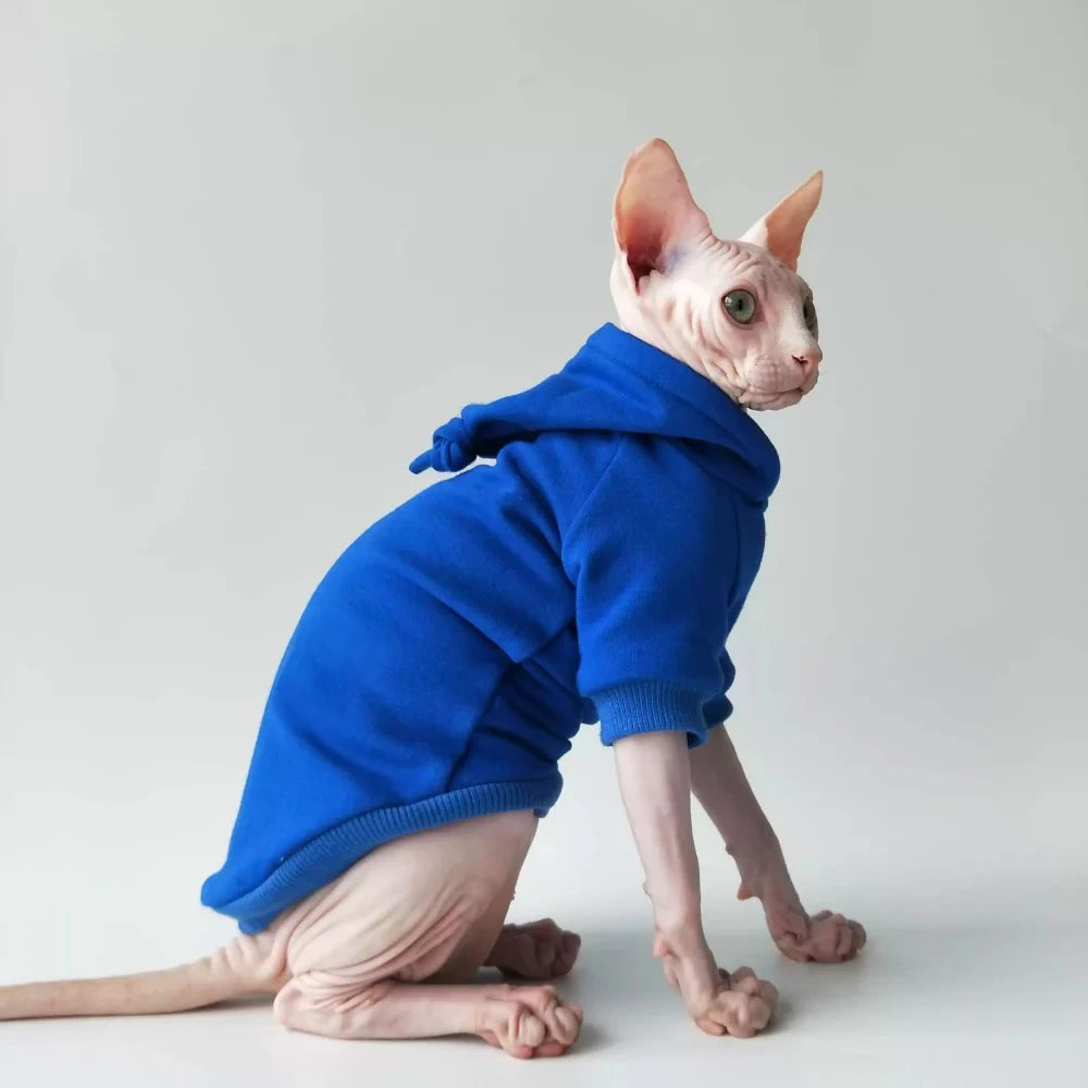 Plain Naked Cat Sweatshirt Hoodies