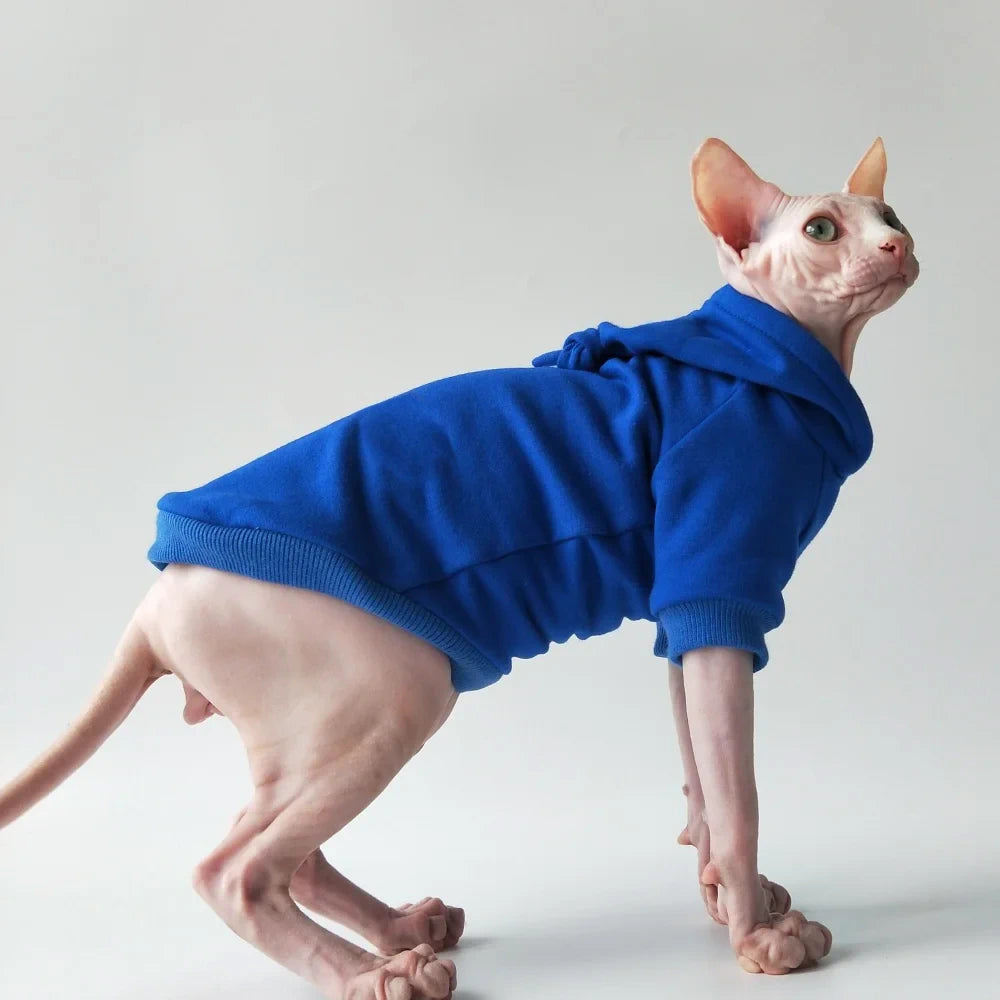 Plain Naked Cat Sweatshirt Hoodies