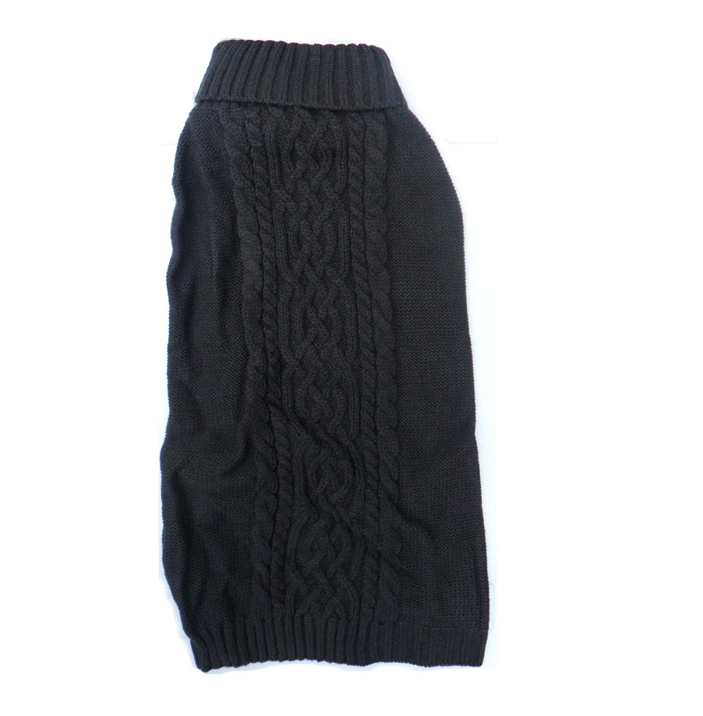 Cable Knit Cat Jumper Sweaters Black