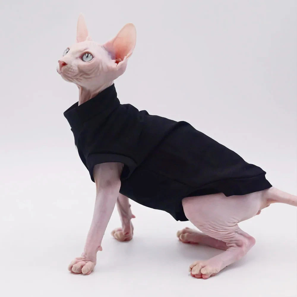 Alien Sphynx Cat T-Shirt - Black