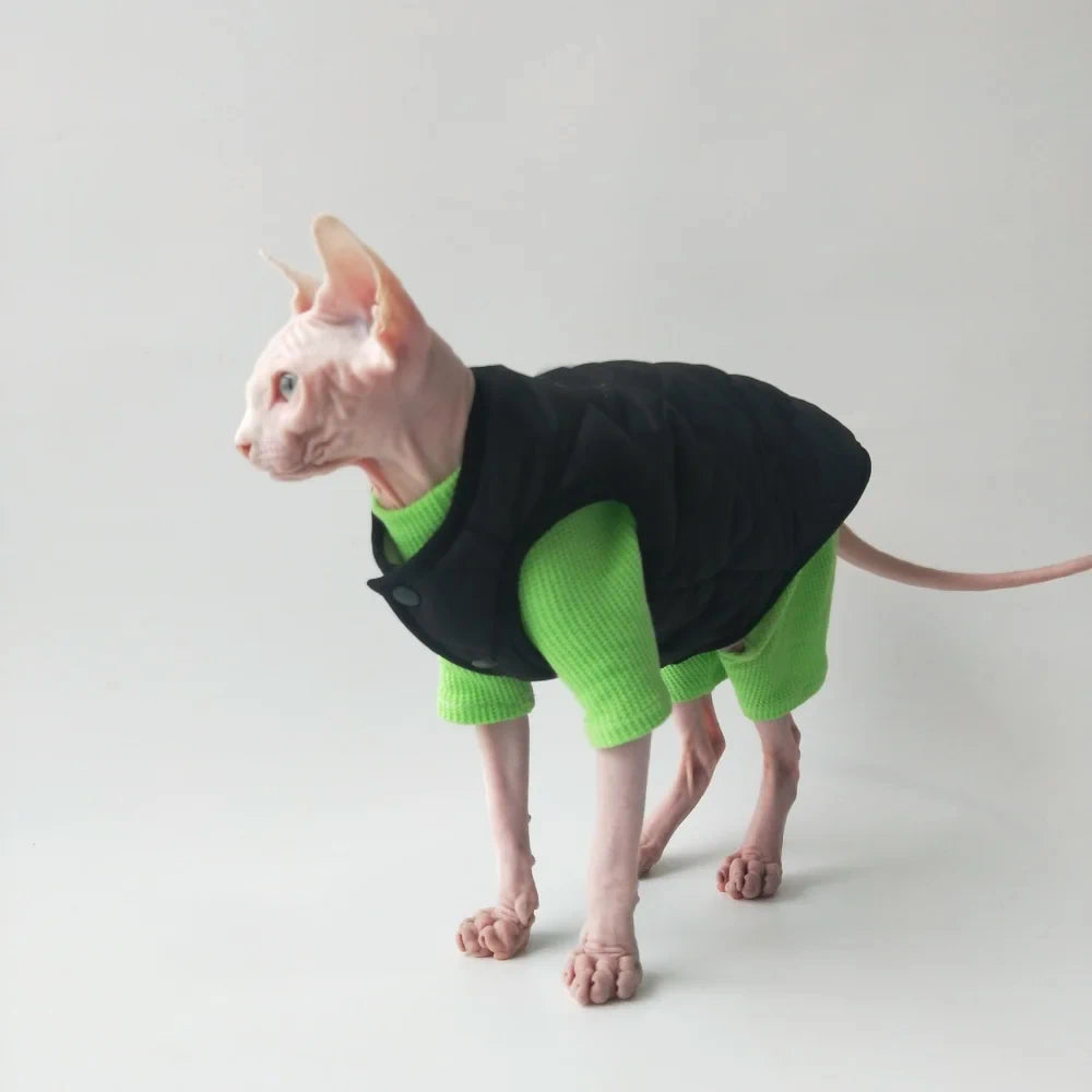 Sphynx Cat Jumpsuit & Body Warmer