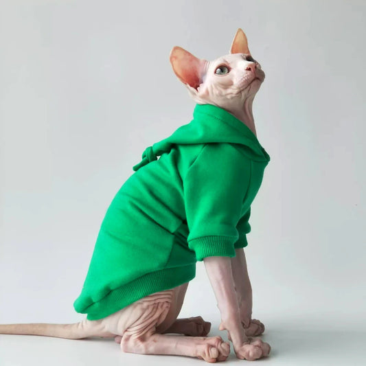 Plain Naked Cat Sweatshirt Hoodies