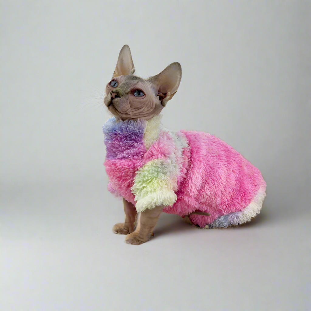 Unicorn Sphynx Cat Fluffy Fleece