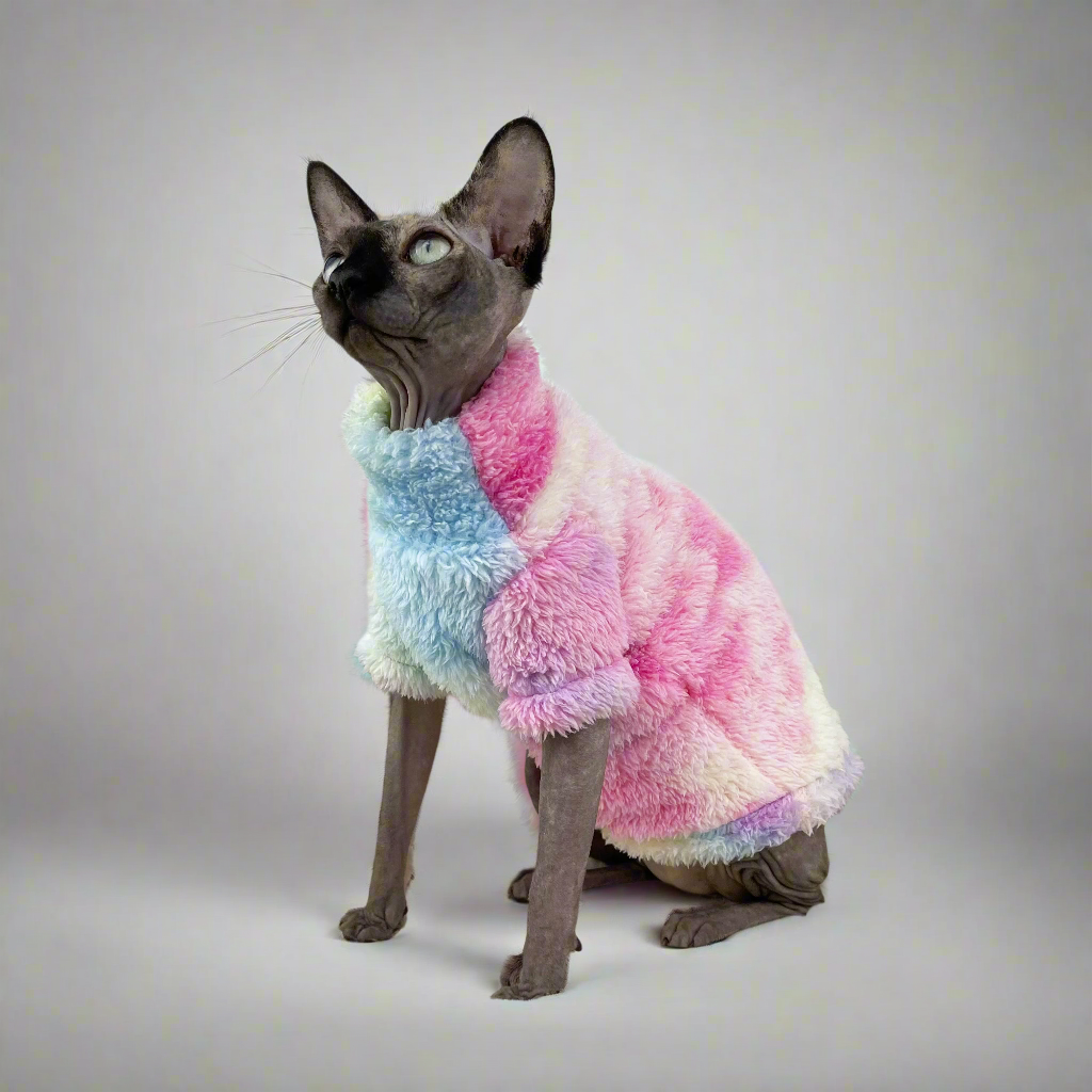 Unicorn Sphynx Cat Fluffy Fleece