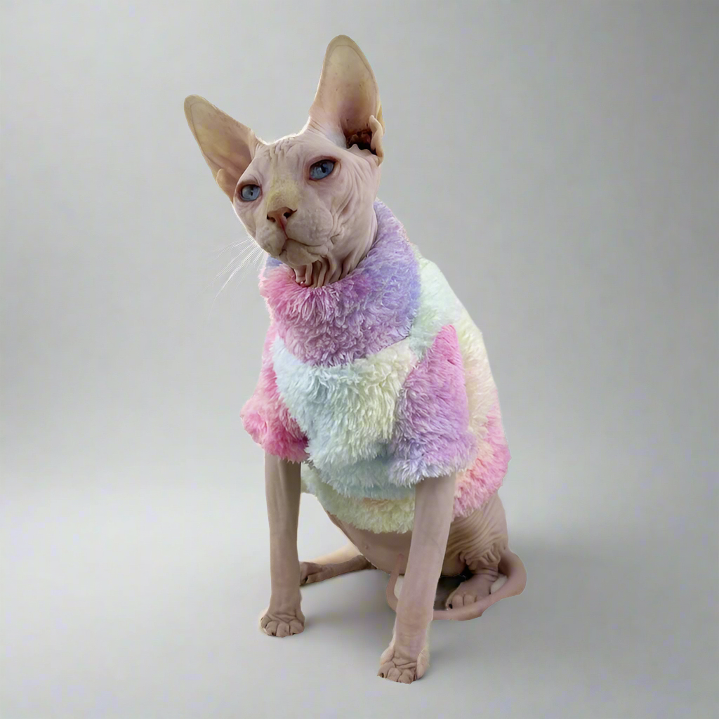 Unicorn Sphynx Cat Fluffy Fleece