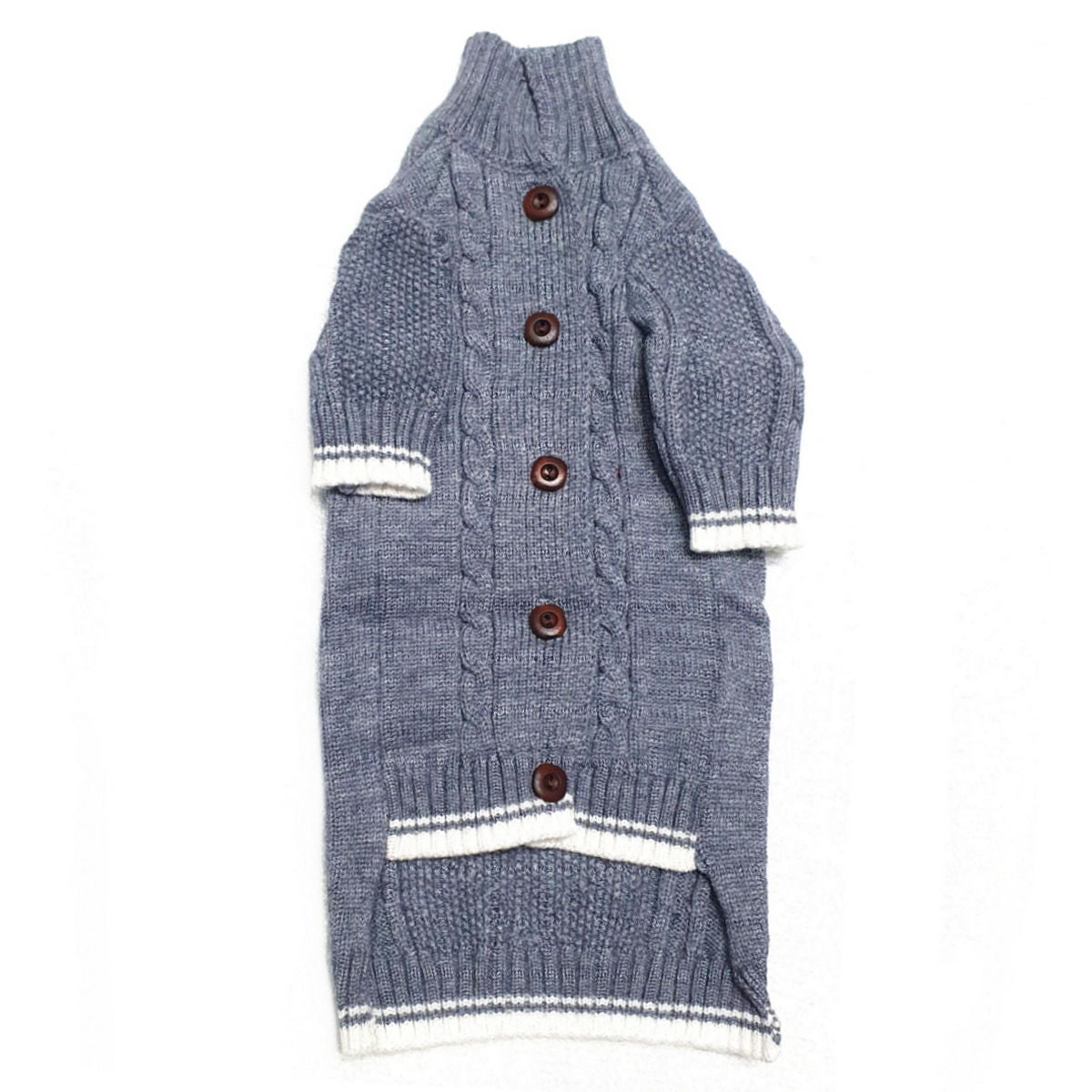 Sphynx Cat Cable Knit Cardigan Sweater