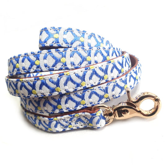 Geometric Fabric Cat Lead