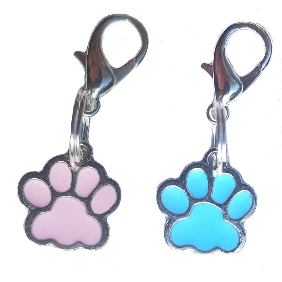 Enamel Paw Cat Collar Charms Cat Charms | Clothes for Cats