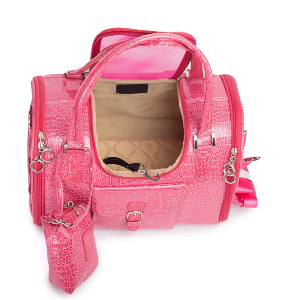 Croc Pet Cat Travel Carrier - Pink